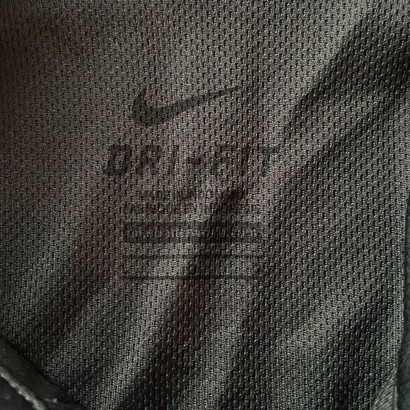 NIke Charcoal and White Dri-Fit Polo - Picture 2 of 6